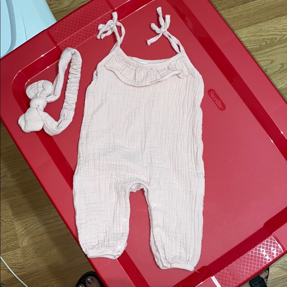 linen muslim cloth pants baby romper